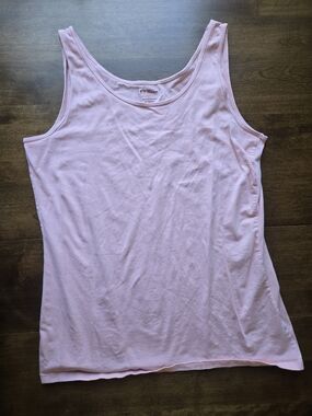 L.L. Bean Women's Pale Pink Scoop Neck Tank